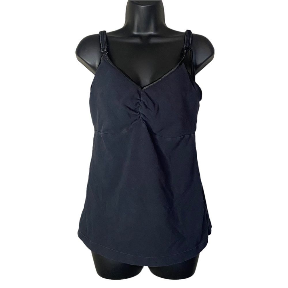 5/$20 B DD Black Nursing Maternity Tank Top